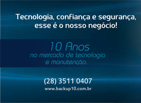 Foto da Backup Informática